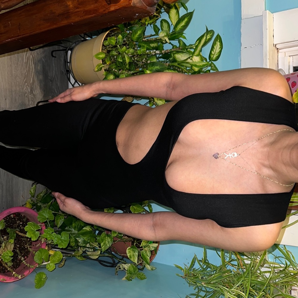 Black cut out Jumpsuit